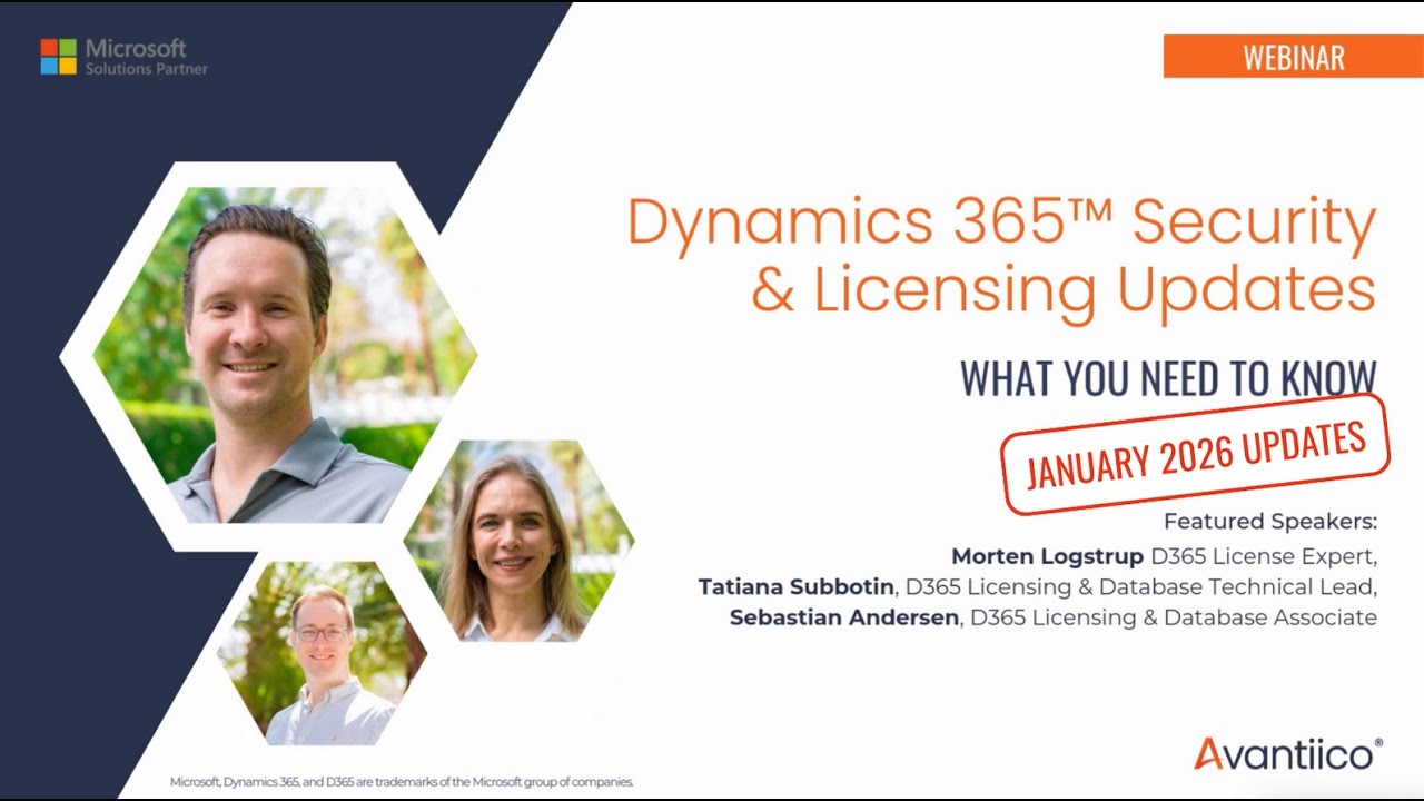 Dynamics 365 Security & Licensing Enforcement | January 2026 Update