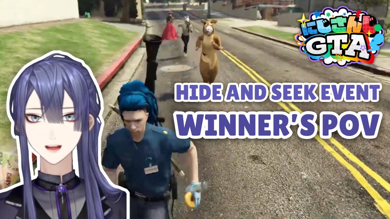 (eng sub) how nagao won in the nijigta hide and seek event (full pov) | にじGTA/Nagao Kei/Nijisanji