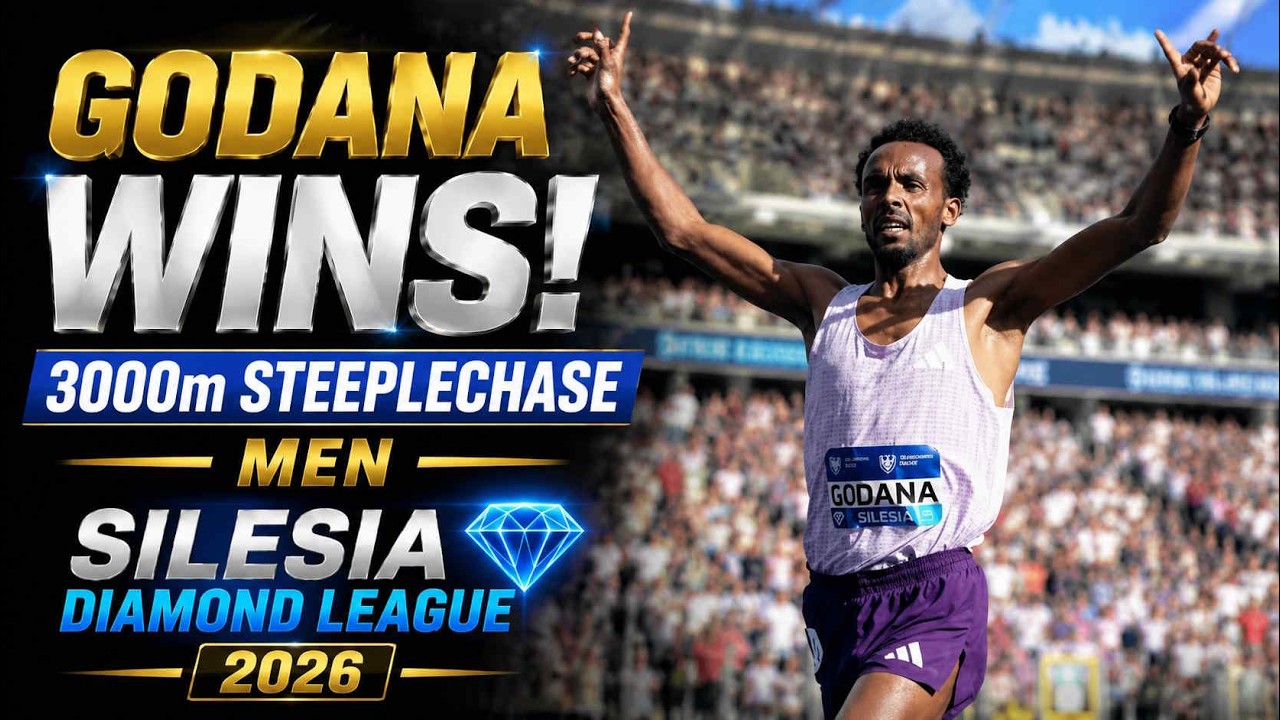 GODANA WINS! 3000m Steeplechase Men Silesia Diamond League 2026 | Victory 💎