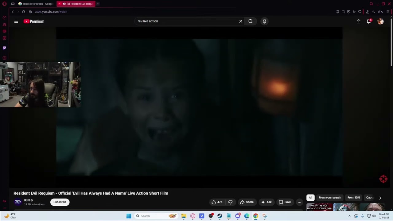 Реакция MoistCr1TiKal на трейлер фильма «Обитель зла 9» в формате игрового кино.