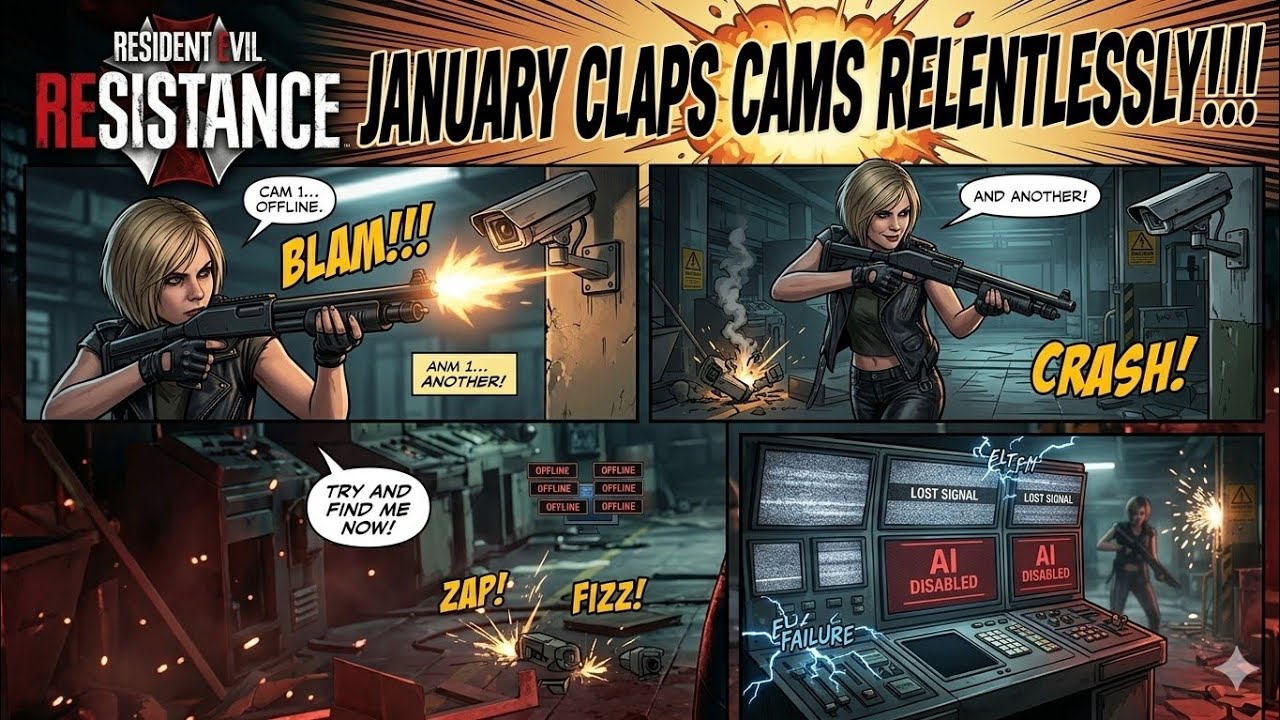 January Game Play!!!! Resident Evil Resistance
