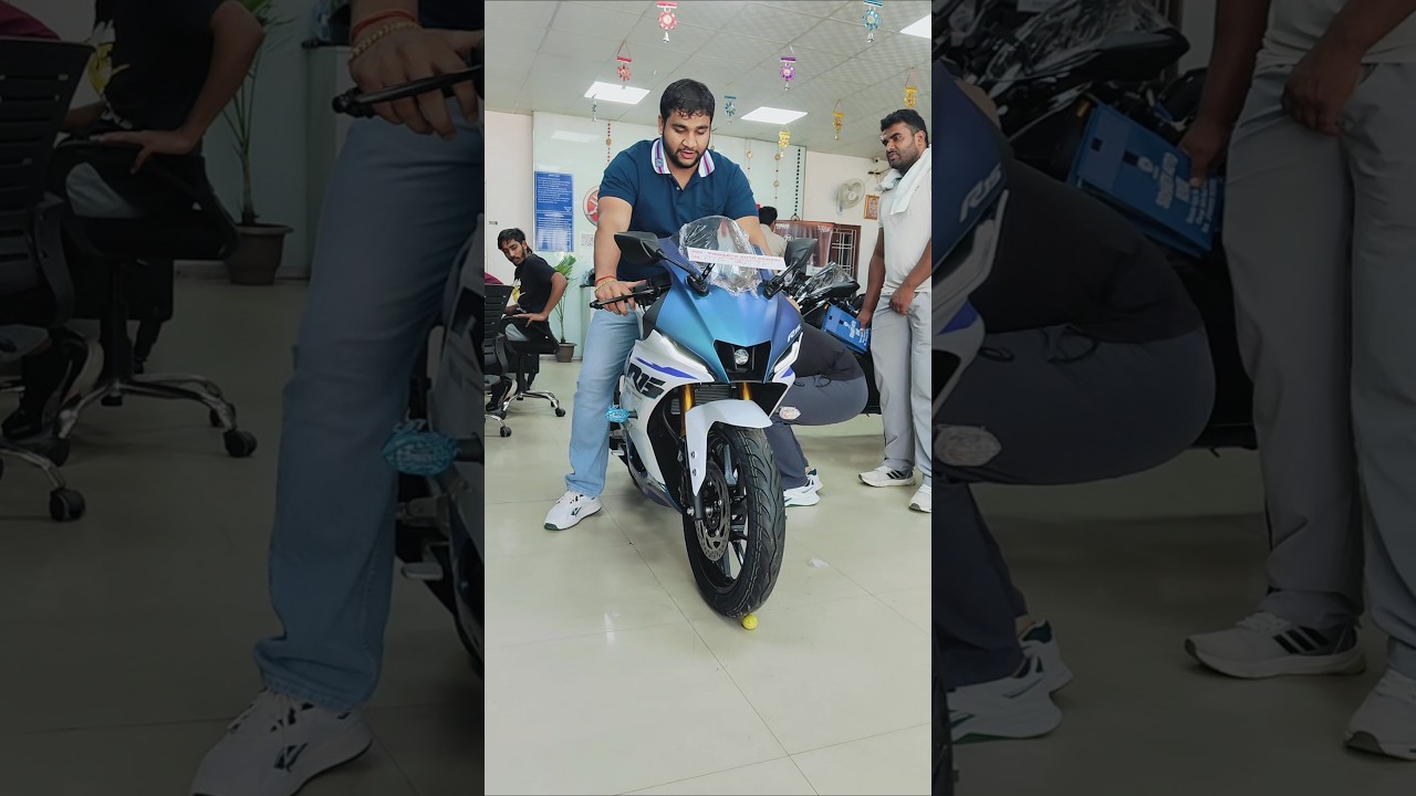 New Bike Delivery 😍 || Yamaha R15 V4 😍