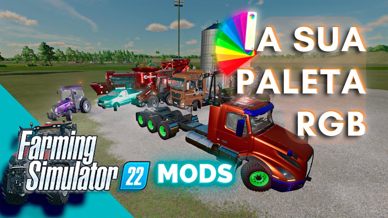 Mod Paleta de cores TOTALMENTE Personalizável | FARMING SIMULATOR 22 MODS