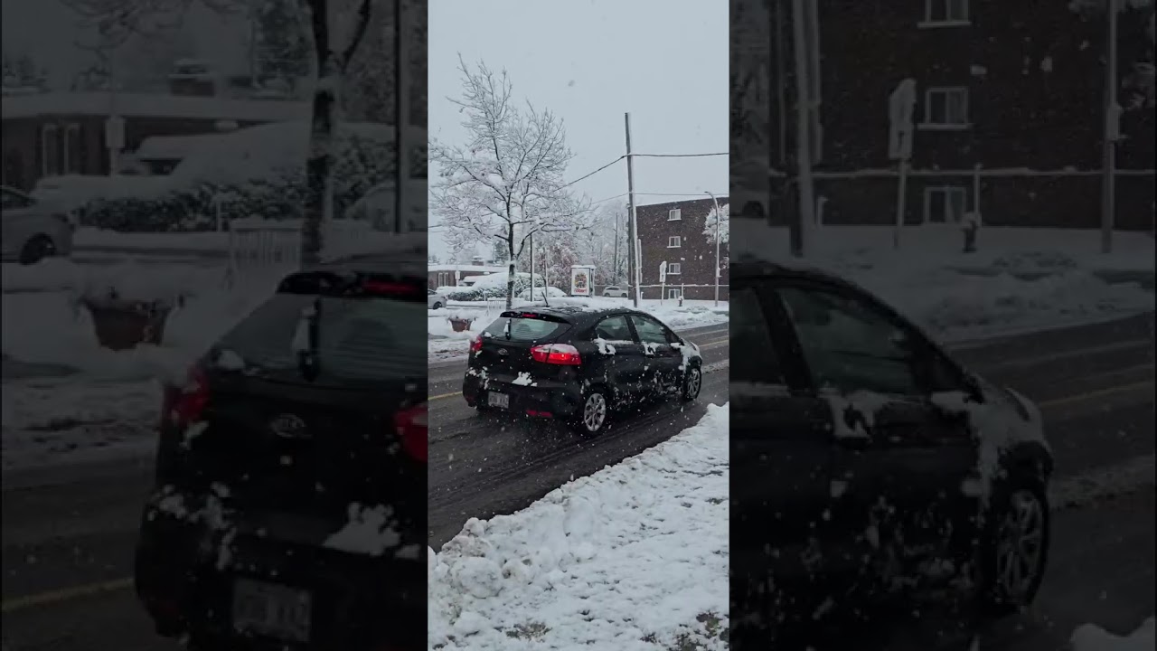 LAs HORAS ANTES DE LA PRIMERA TORMENTA INVERNAL 2025 EN LONGUEUIL QC
