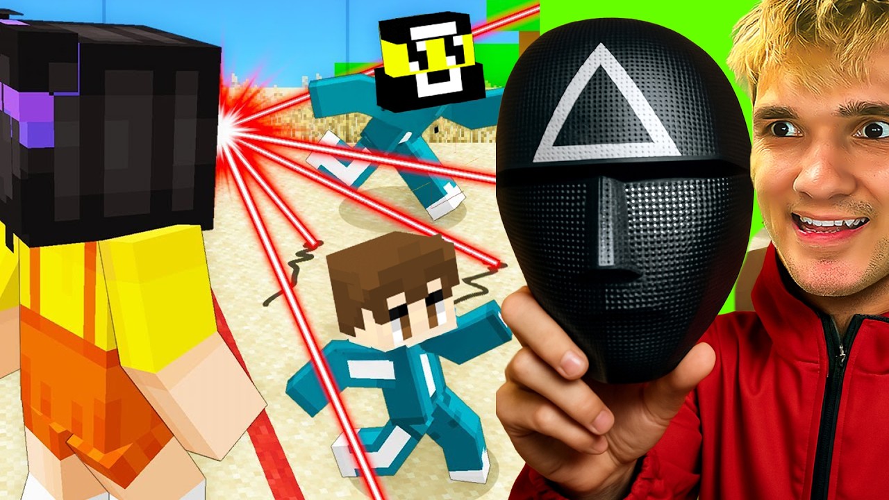 PRANKUJU KAMARÁDA se Squid Game v Minecraftu!