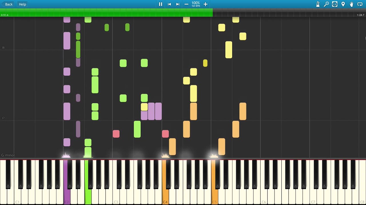 Geometry Dash - Hexagon Force Synthesia +MIDI download