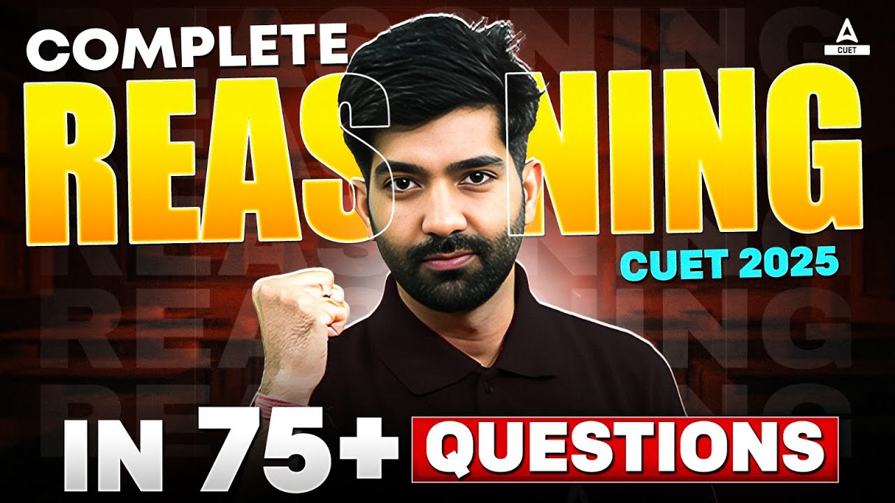 CUET GAT 2025 | Reasoning Top Most Important 75+ Questions | By Amit Sir