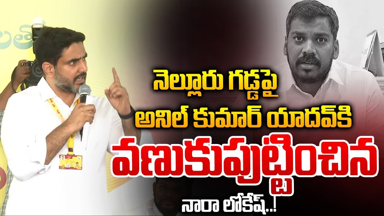 Nara Lokesh Powerful SPEECH In Nellore Meeting: అనిల్ కుమార్ యాదవ్ కి వణుకు | AP News | Wild Wolf