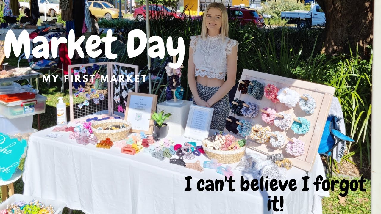 My First Market Stall | I can't believe I did that #marketday