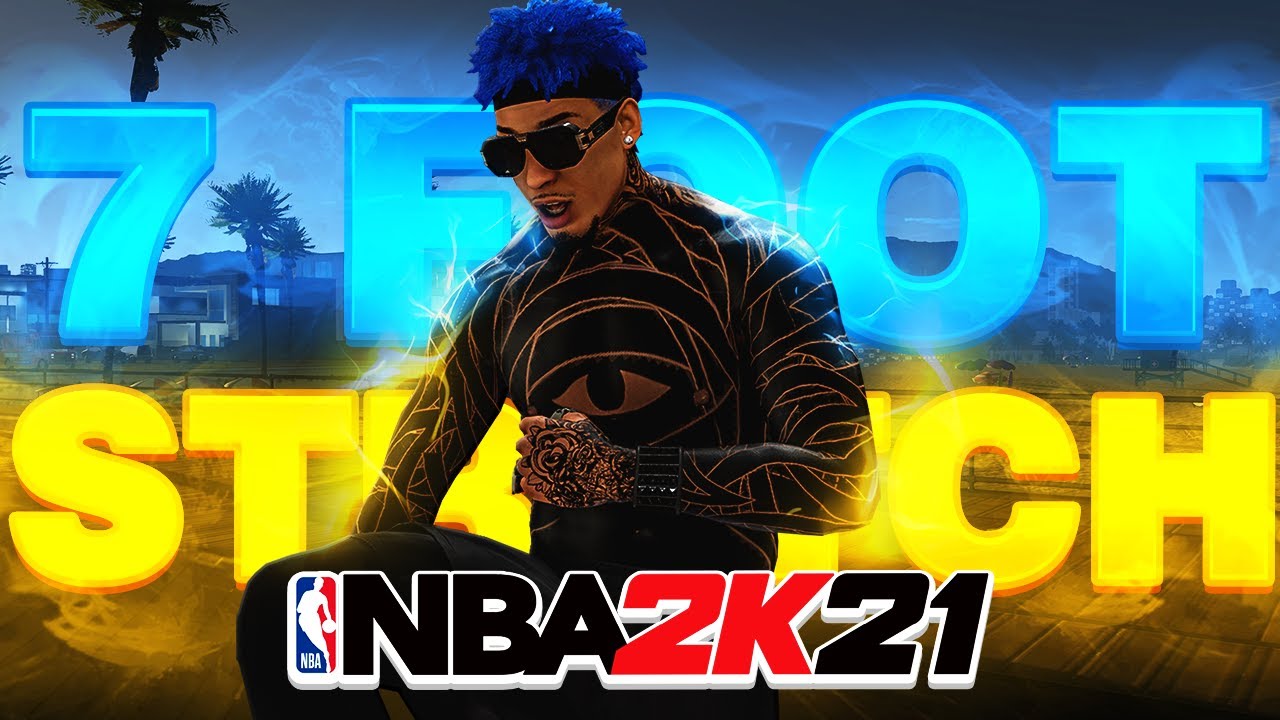 MY 7FT STRETCH FOUR is UNSTOPPABLE.. nba 2k21 stretch four isolation