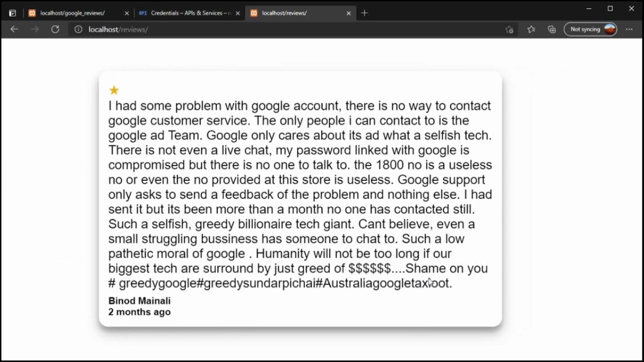 Add Google Reviews to your website - Javascript & PHP