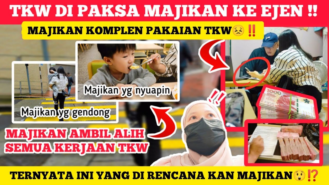 BOS TABOK TKW PAKAI UANG GEPOKAN‼️MAJIKAN komplen pakaian TKW😣‼️Tiba* MAJIKAN Ambil alih kerjaan TKW