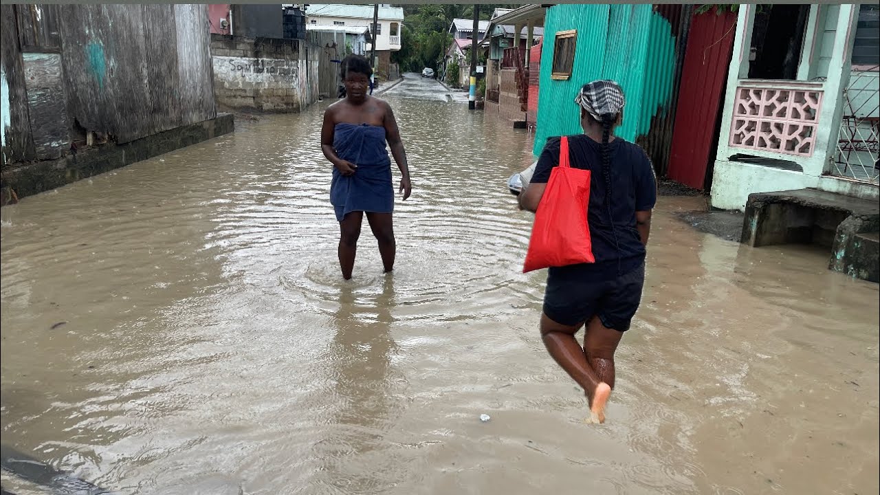 Flooding in anse la Raye (St.Lucia)🇱🇨