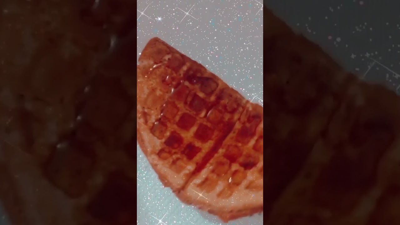 Belgian blueberry cream cheese waffle #shorts #shortsvideo