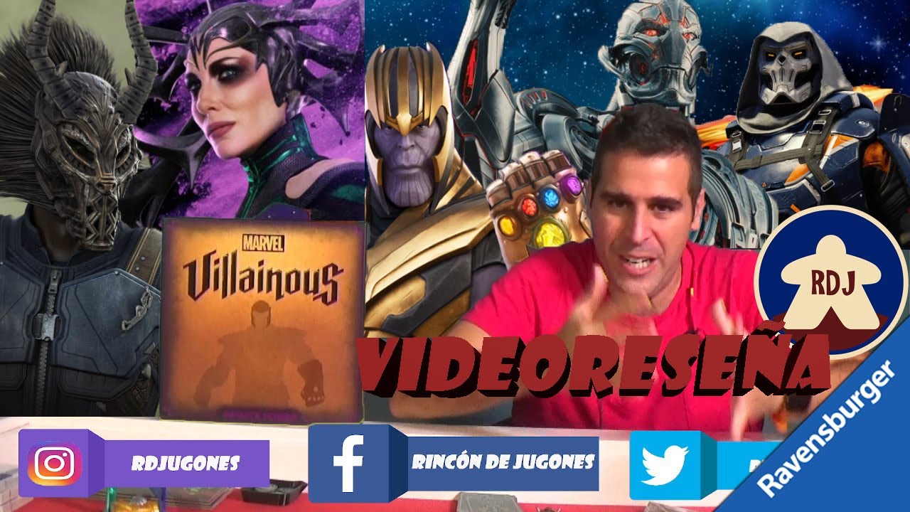 ¡¡¡¡¡Novedad!!!!!MARVEL VILLAINOUS VideoReseña (RDJ)