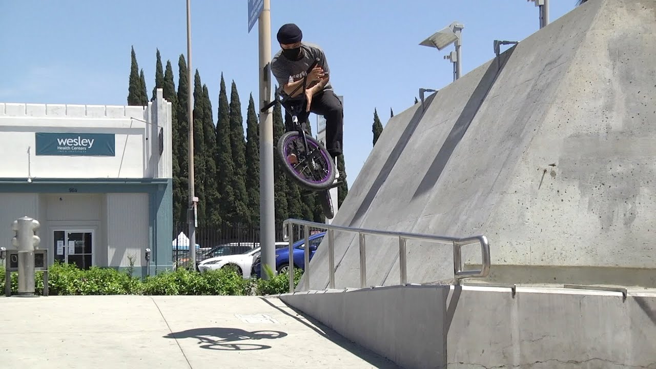 PURPLE RAIN HAZARD LITE WHEELS AND RIMS | Odyssey BMX ft. Jerome Odesa