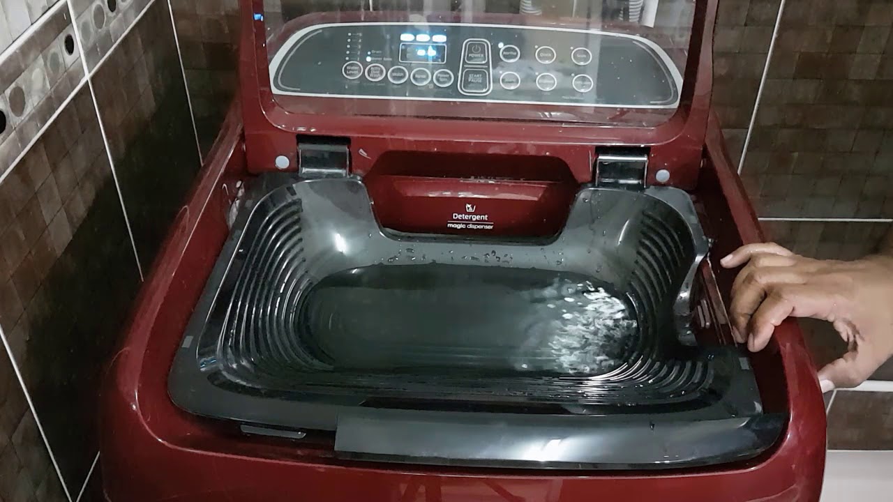 Installation,basic operation and review of samsung  top loading washing machine  WA75K4000HP/SG