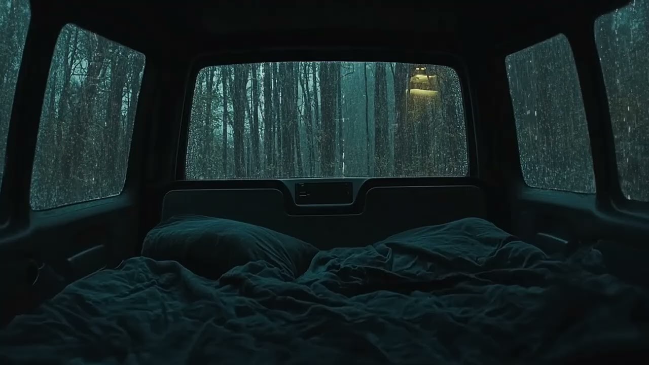 3 Hours⚡️Relaxing Forest Rain Sounds for Bedtime