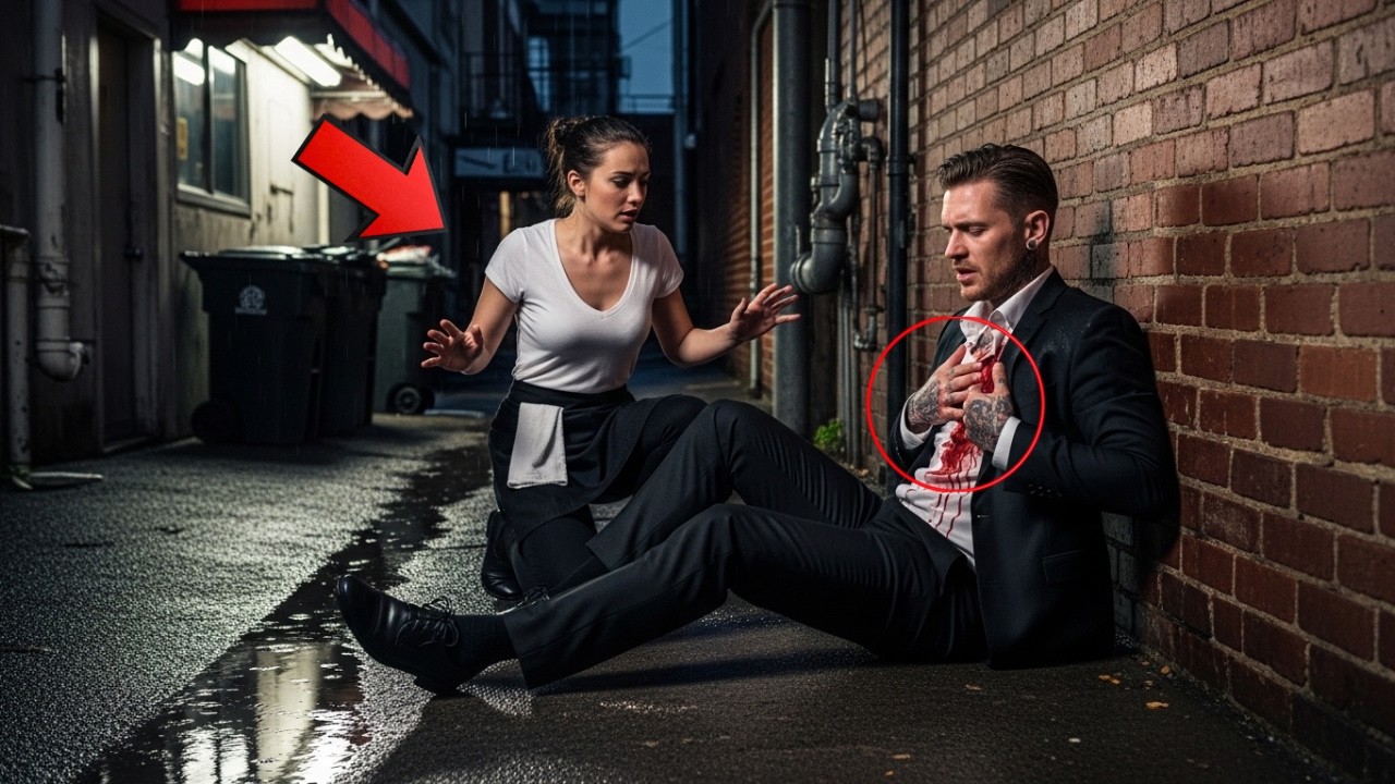 She Found the Mafia Boss Bleeding Behind Her Diner — By Morning, He Guarded Her Door
