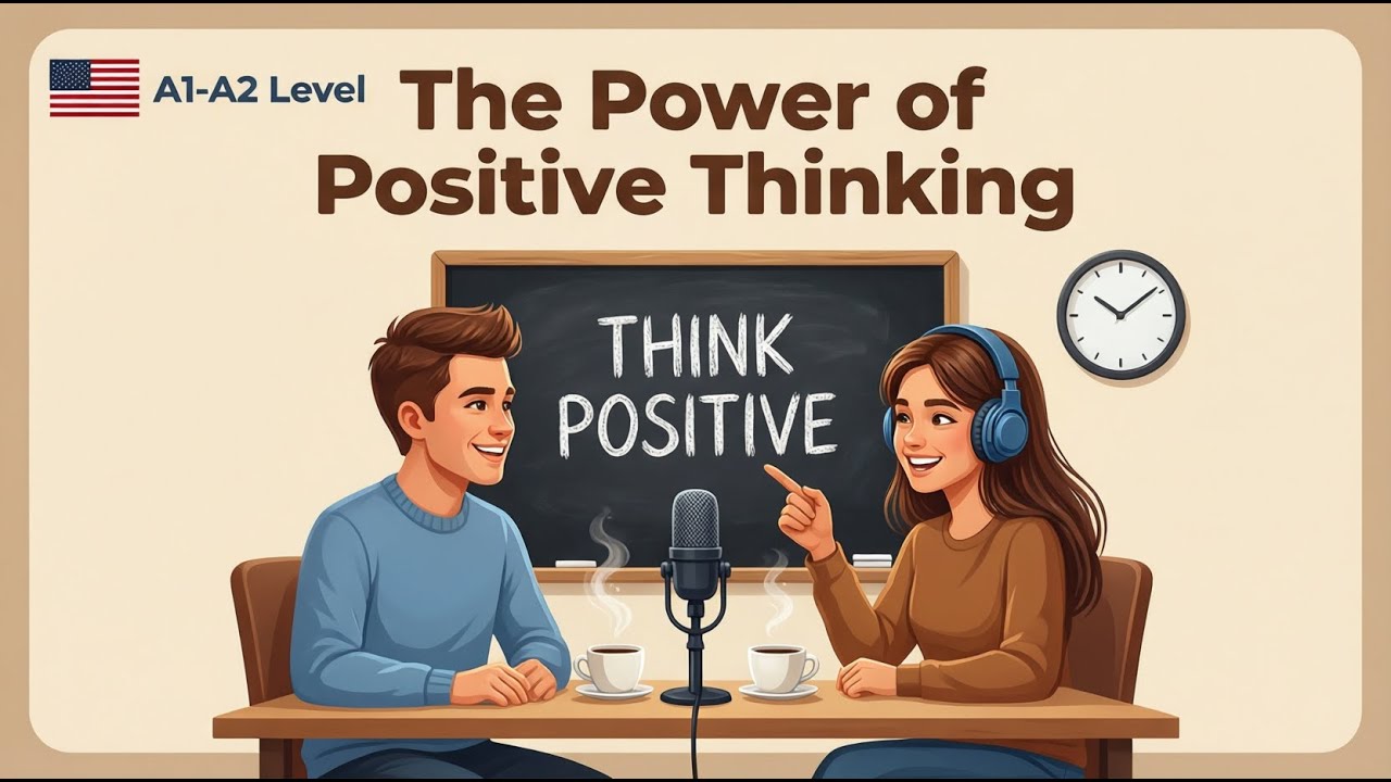 How Positive Thinking Can Change Your English Learning Journey (A1-A2 Level) | Beginner Level