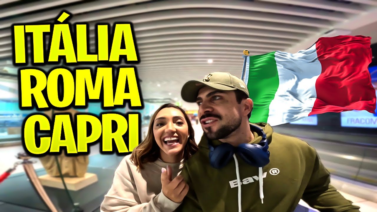 Viajamos para ITÁLIA e passei meu aniversário de 30 anos na EUROPA , ROMA CAPRI NÁPOLES Vlog