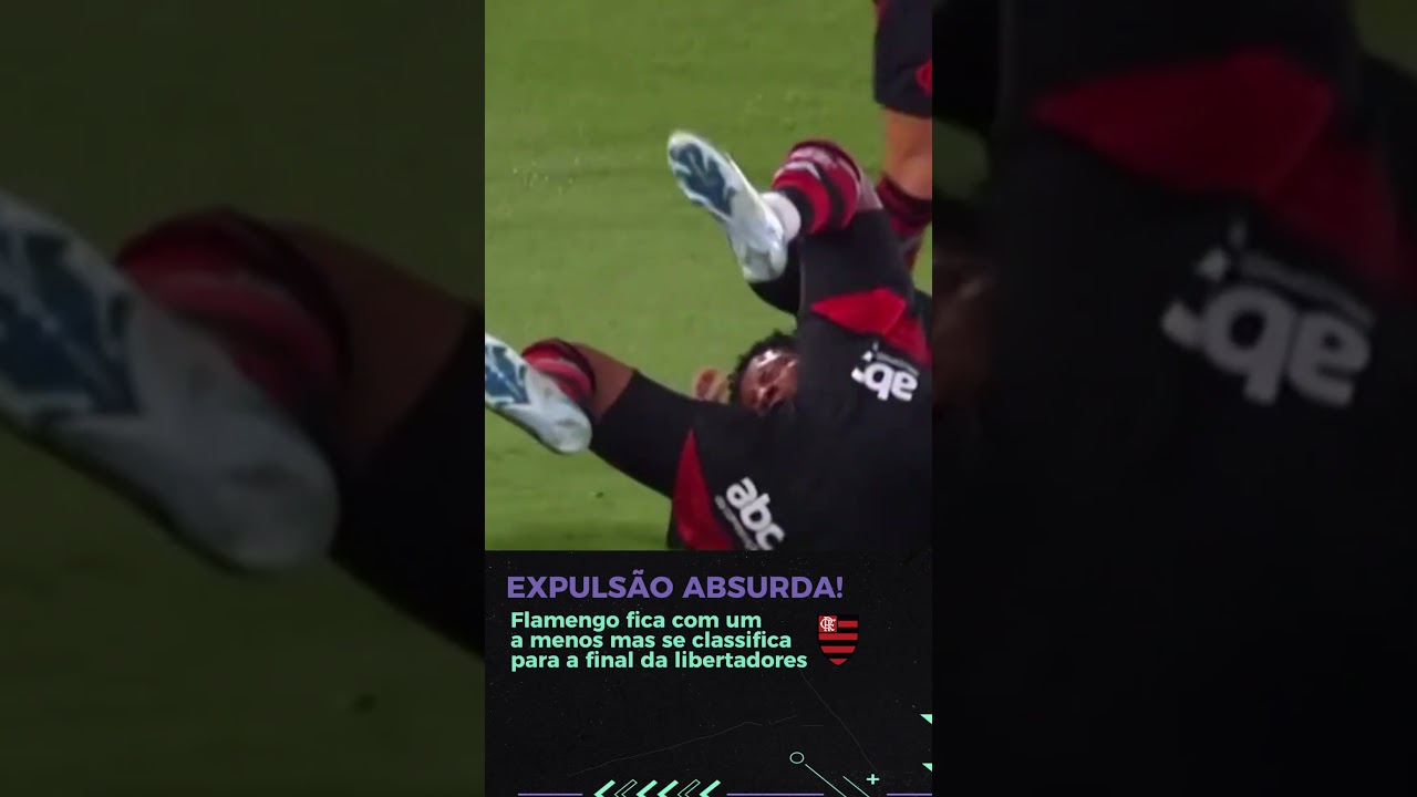 EXPULS&Atilde;O ABSURDA do PLATA! 🟥 Flamengo segura 0x0 e T&Aacute; NA FINAL!