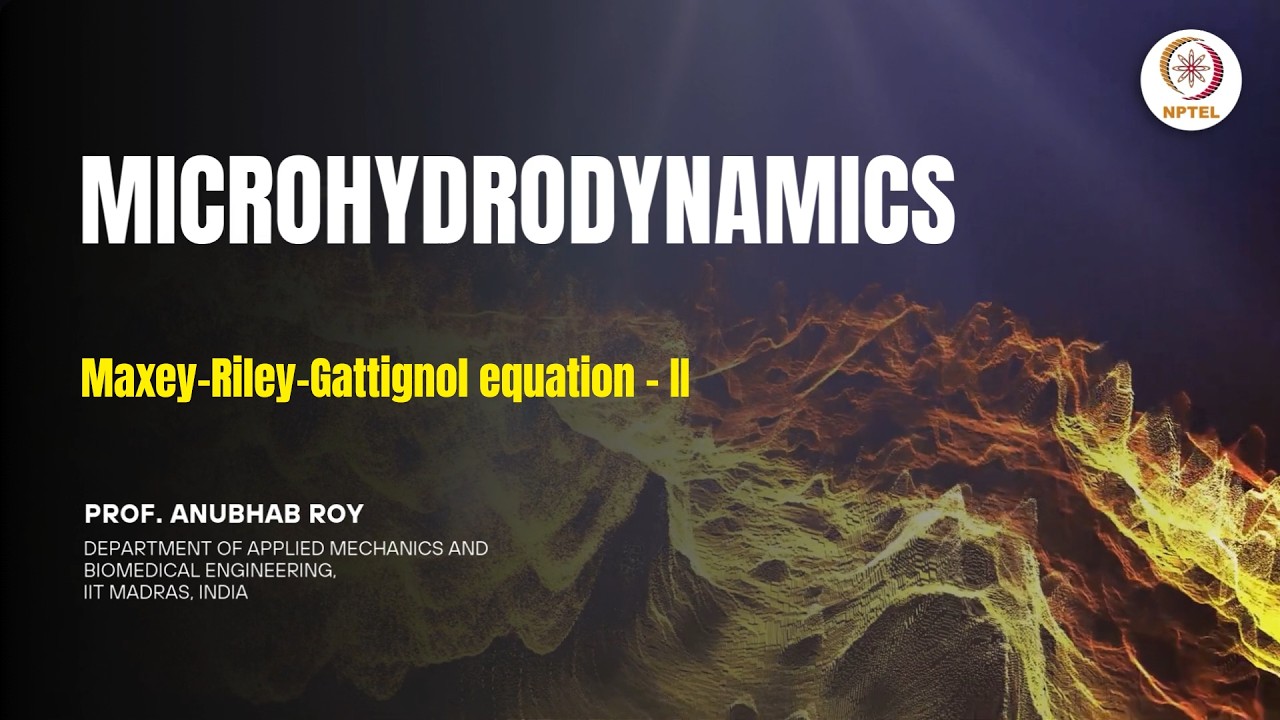Maxey-Riley-Gattignol equation - II