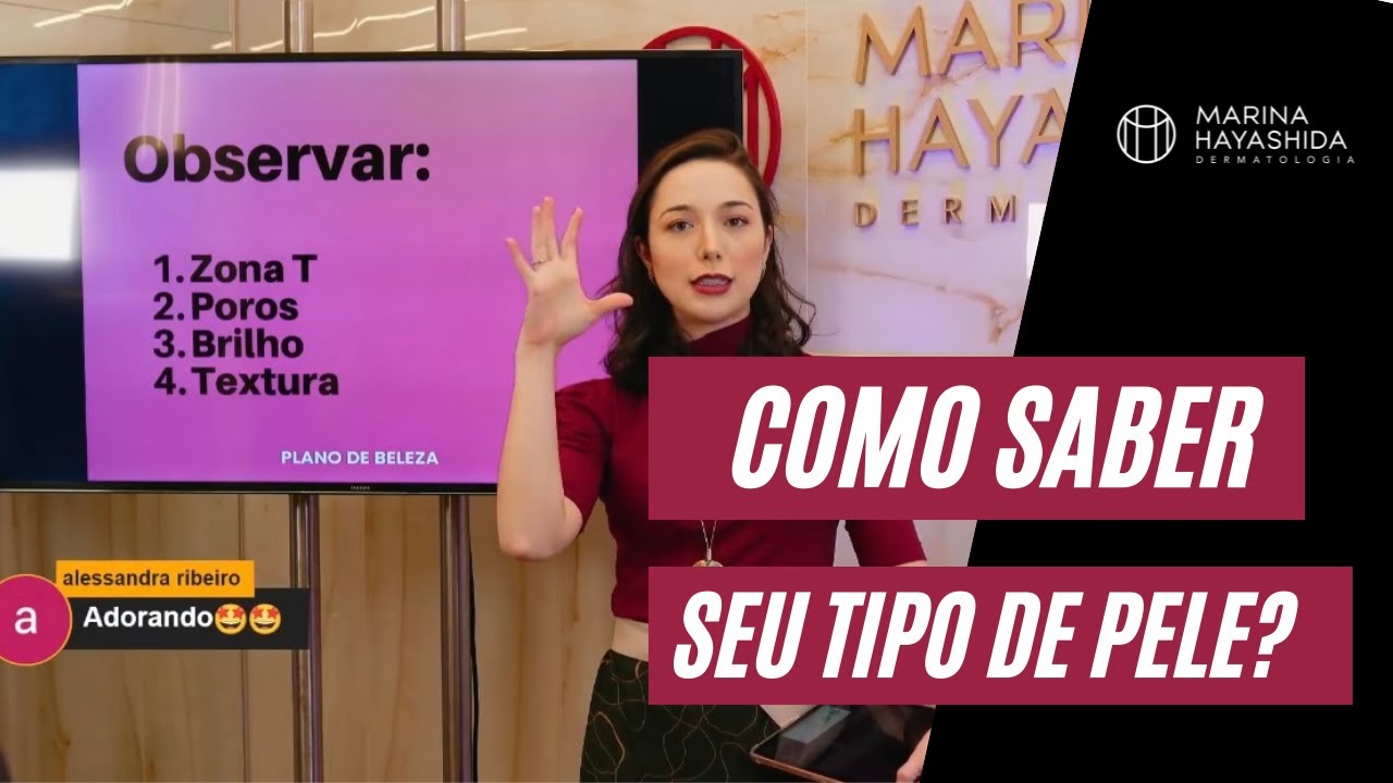 Como saber o seu TIPO DE PELE? Siga esses passos para descobrir! | Com Dra. Marina Hayashida