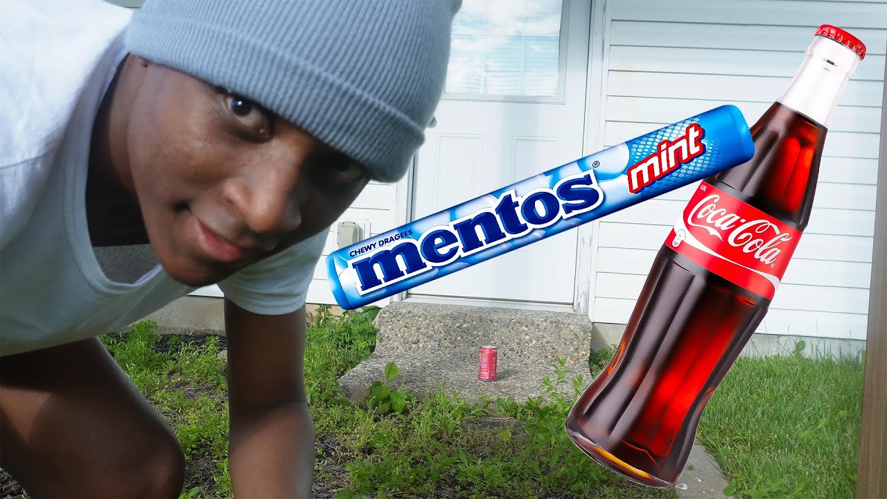 GhostZX attempts soda and mentos challenge!...fail