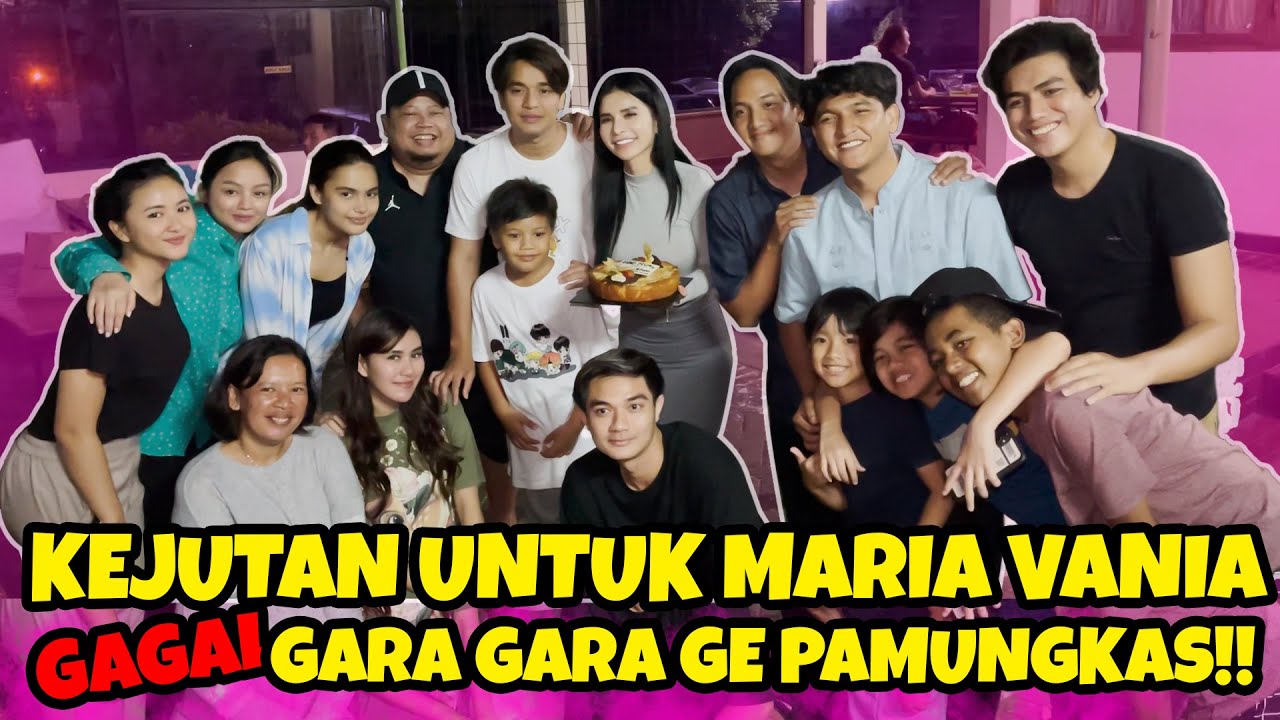 MARIA VANIA KAGET DI KASIH SURPRISE OLEH BILLY SYAHPUTRA