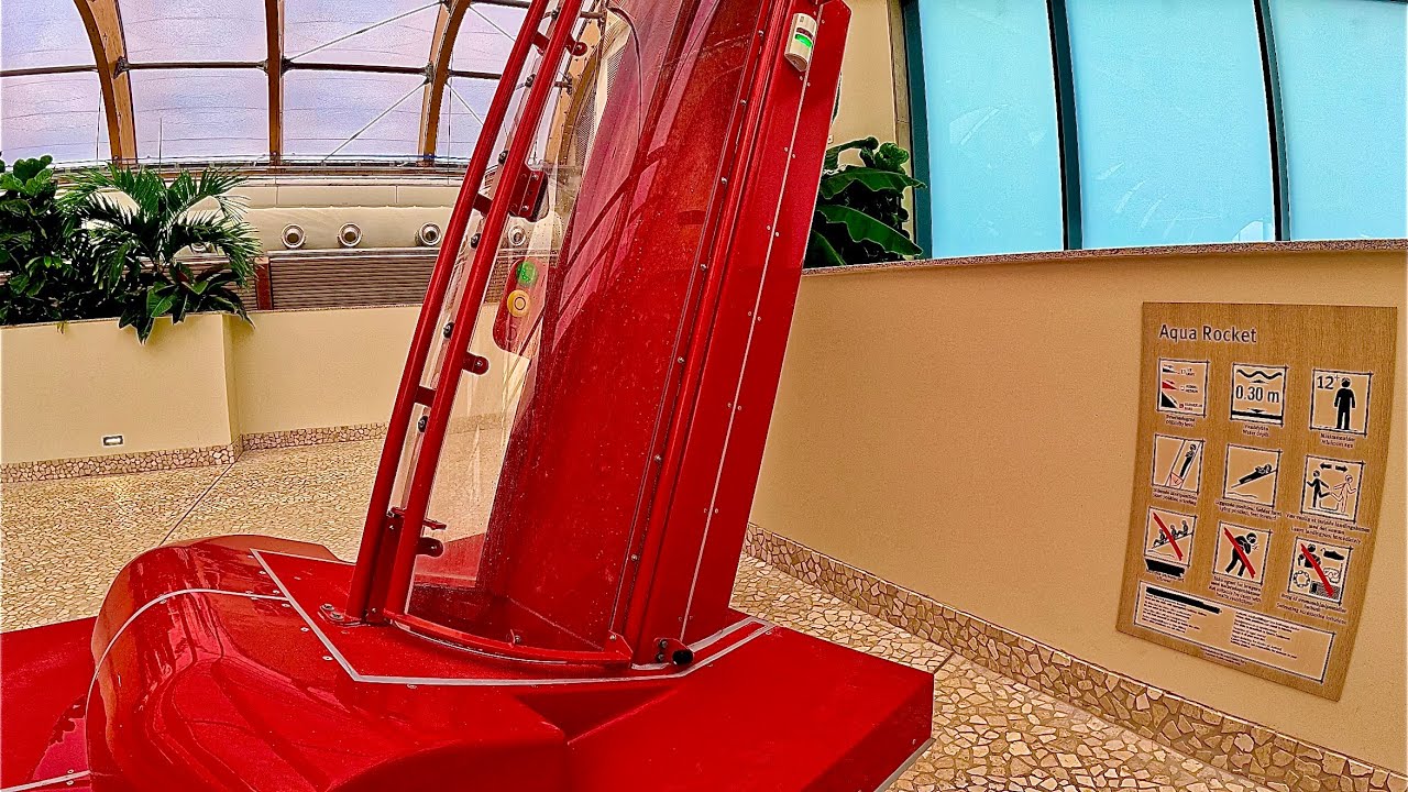 Self-Launch Trapdoor Waterslide at Center Parcs Nordborg Resort 