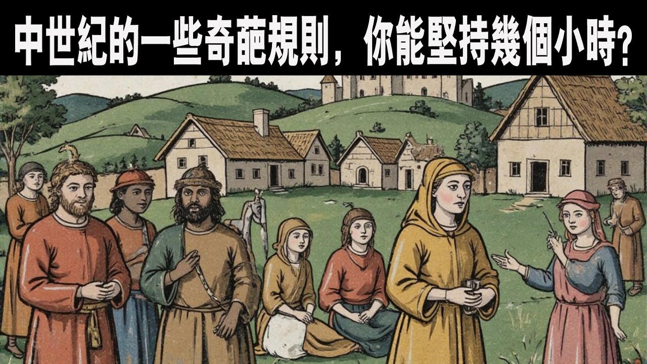 【助眠歷史故事】中世紀的一些奇葩規則，你能堅持幾個小時？#歷史 #中世紀#歷史故事#故事#睡眠 #助眠 #夜晚故事 #沉浸式#history