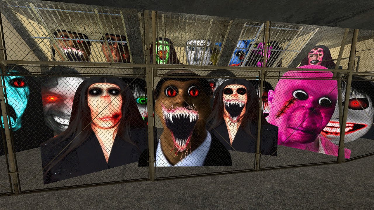 Prison Break, Obunga, Rosalia, Yoshie, Jerma, Grudge in a Jail | Nextbot Chase GMOD