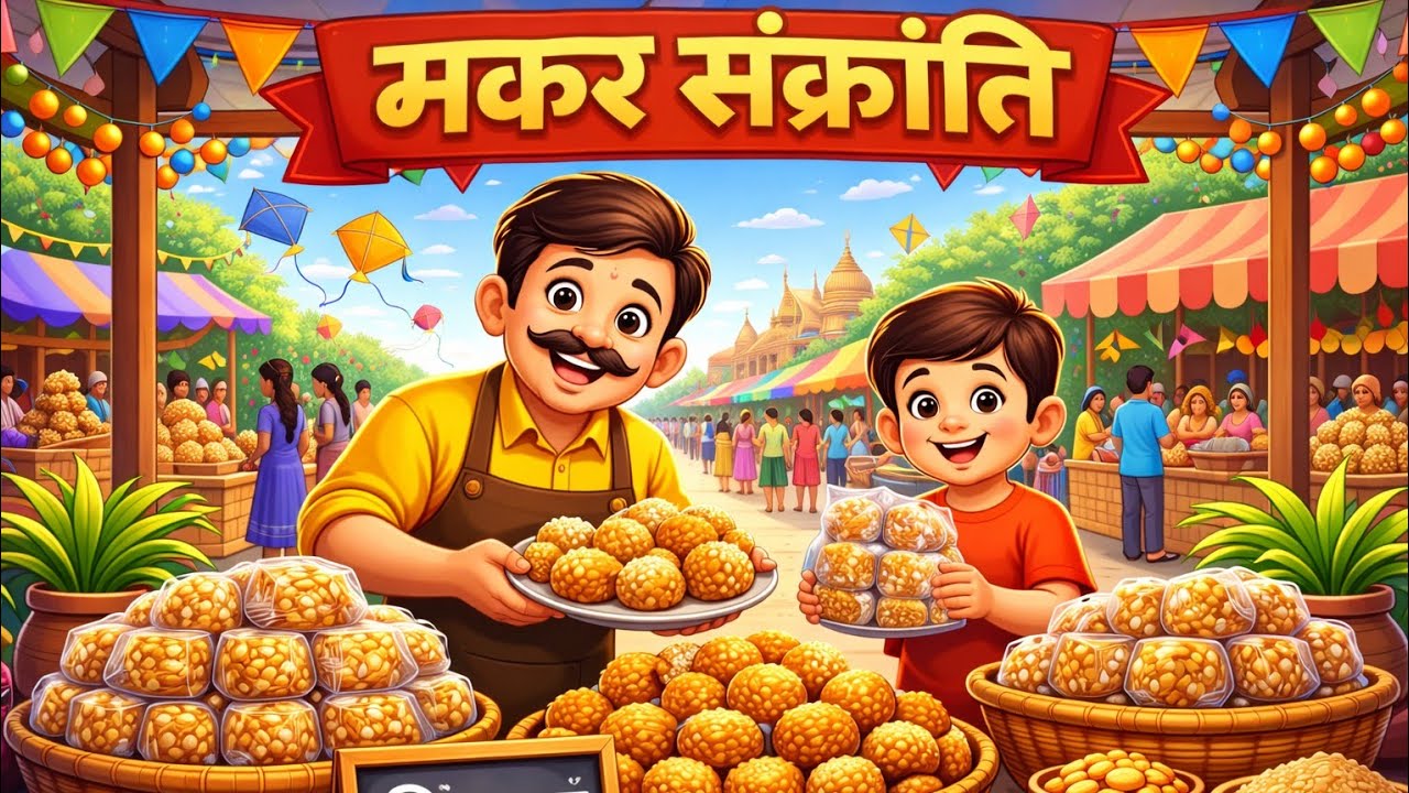गरीब दुकान वाले की मकर संक्रांति 🕯️/मोरल स्टोरी)#makarsankranti #moralstories #moralstory