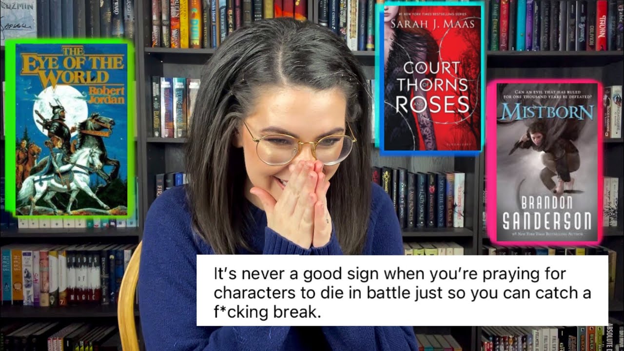 HILARIOUS BOOK RANTS AND ONE STAR REVIEWS | MISTBORN, ACOTAR, AND WHEEL OF TIME