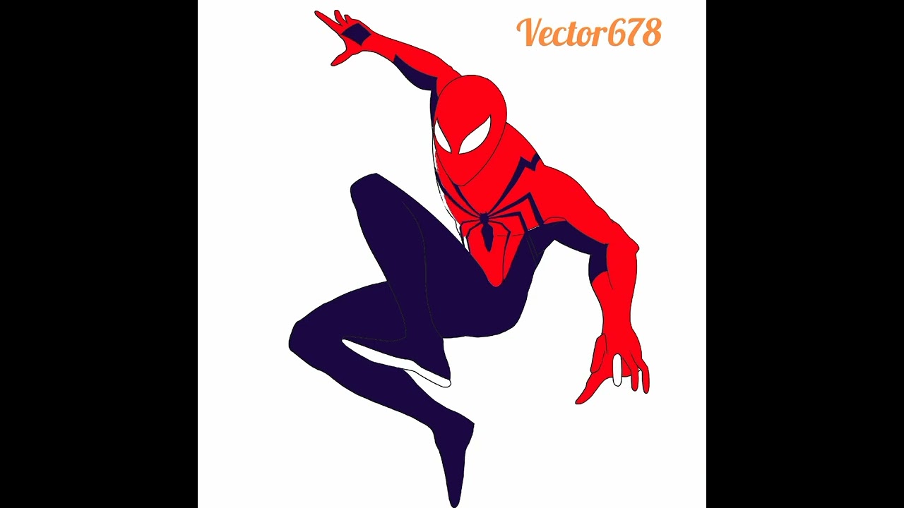 vector character design Spiderman #shorts