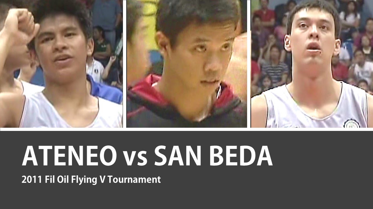 Ateneo vs San Beda 2011 Debut of Kiefer Ravena, Greg Slaughter and Baser Amer  Fil Oil Flying V