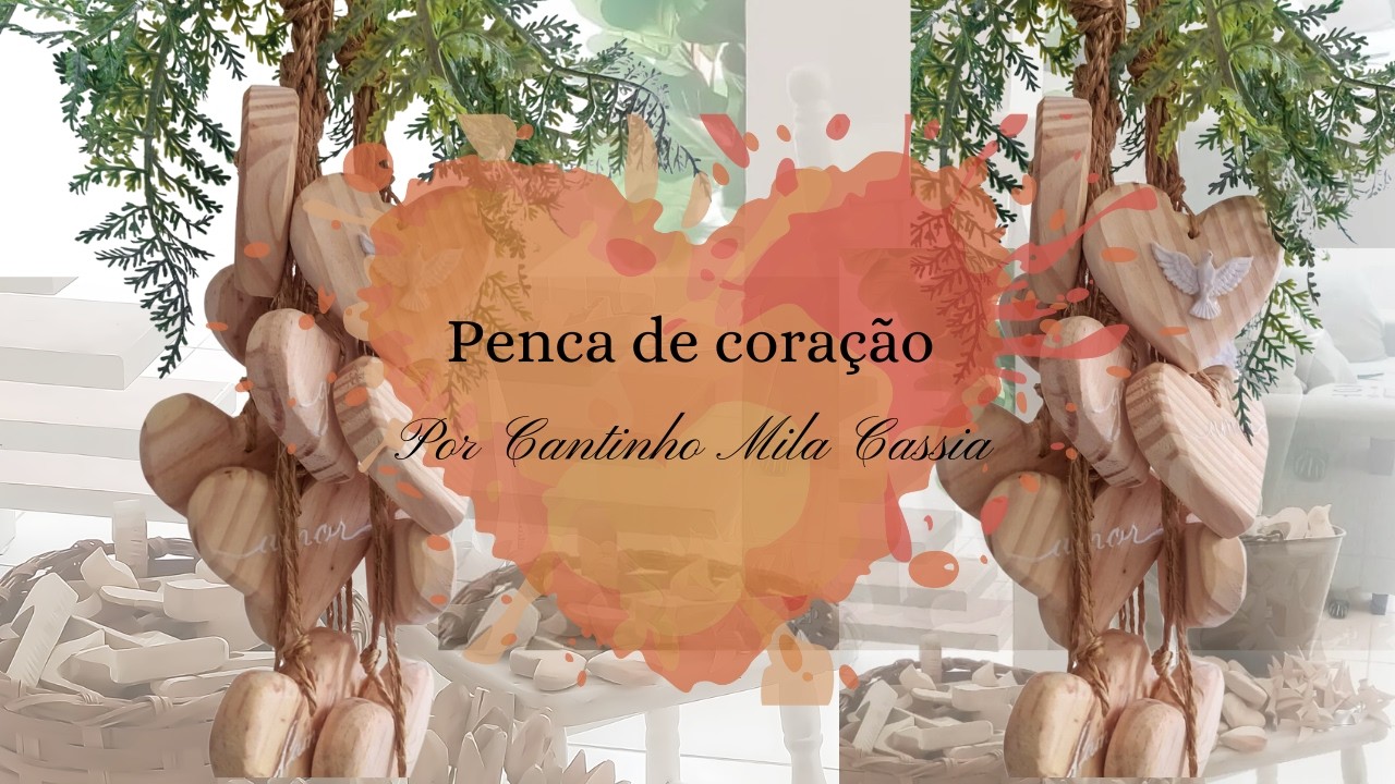 PENCA DE CORAÇÃO DE MADEIRA CULTURA BRASILEIRA #coracao #decora #farmhousedecor #decor #装飾 Sōshoku
