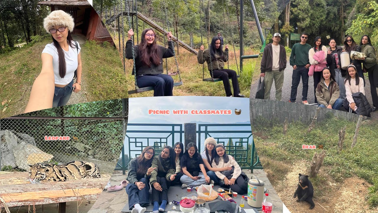 Graduating soon, but we realised ￼that we’re kids on a picnic 🧺 which hit harder than expected 🤭