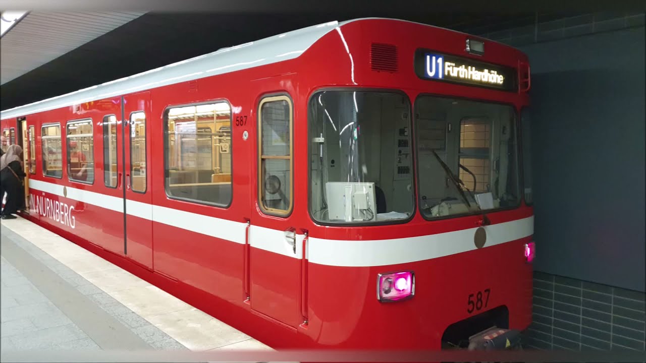 Jubiläum [Ansagen der U-Bahn Nürnberg] des Typ DT1 Wagen 587-588 & seine Gschichtla + Bonus