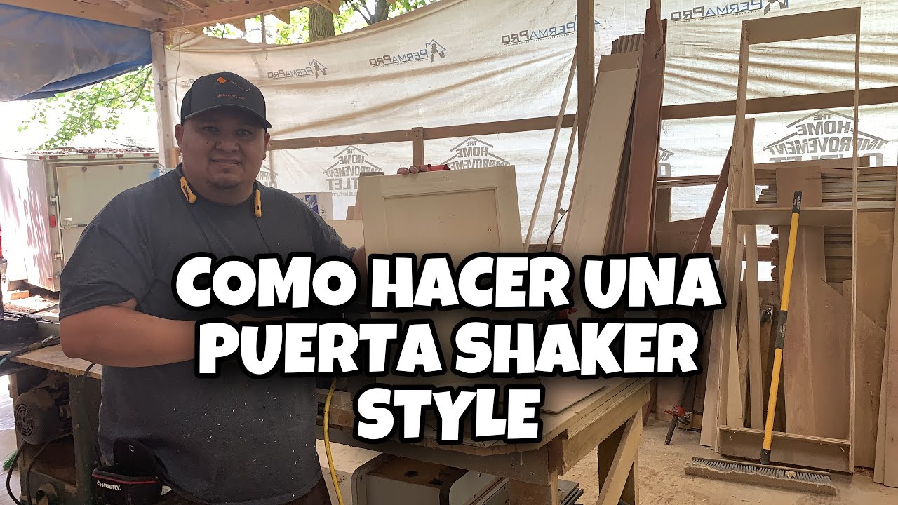 COMO HACER UNA PUERTA SHAKER STYLE