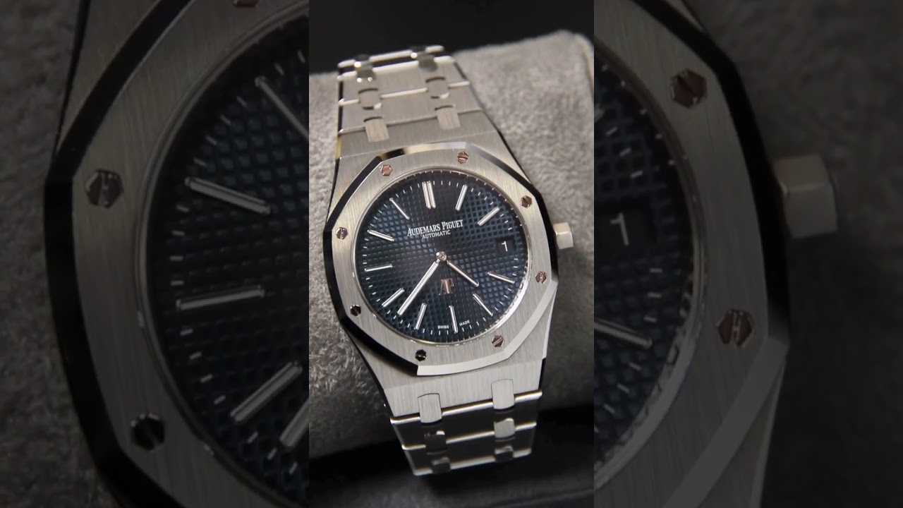 AP39 RO Jumbo Extra Thin Blue Dial 15202ST.OO.1240ST.01