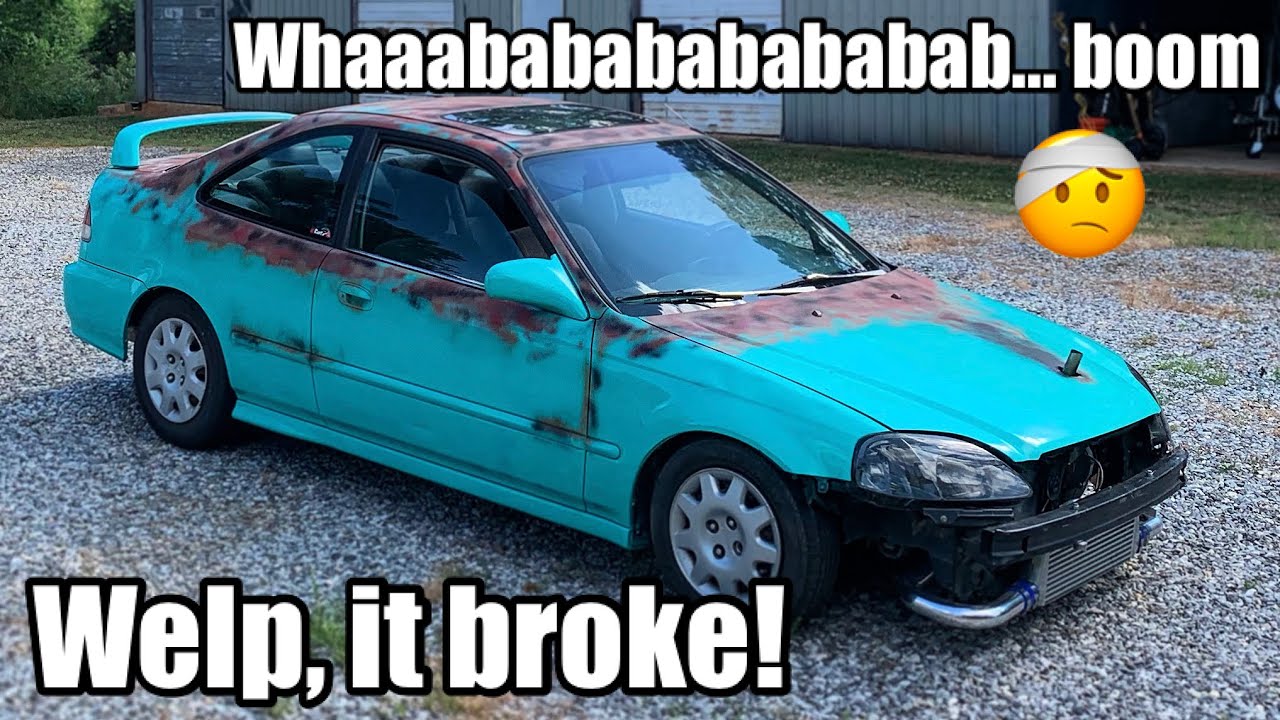 Замена шатунных подшипников — сборка Civic Turbo на eBay — часть 16