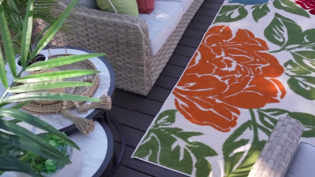 Outdoor Area Rug | Multi-color