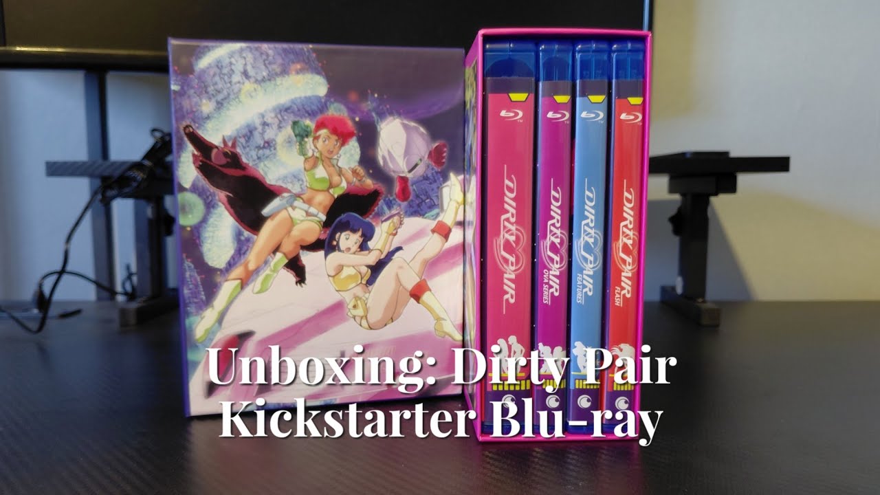 Unboxing: Dirty Pair Kickstarter Blu-ray
