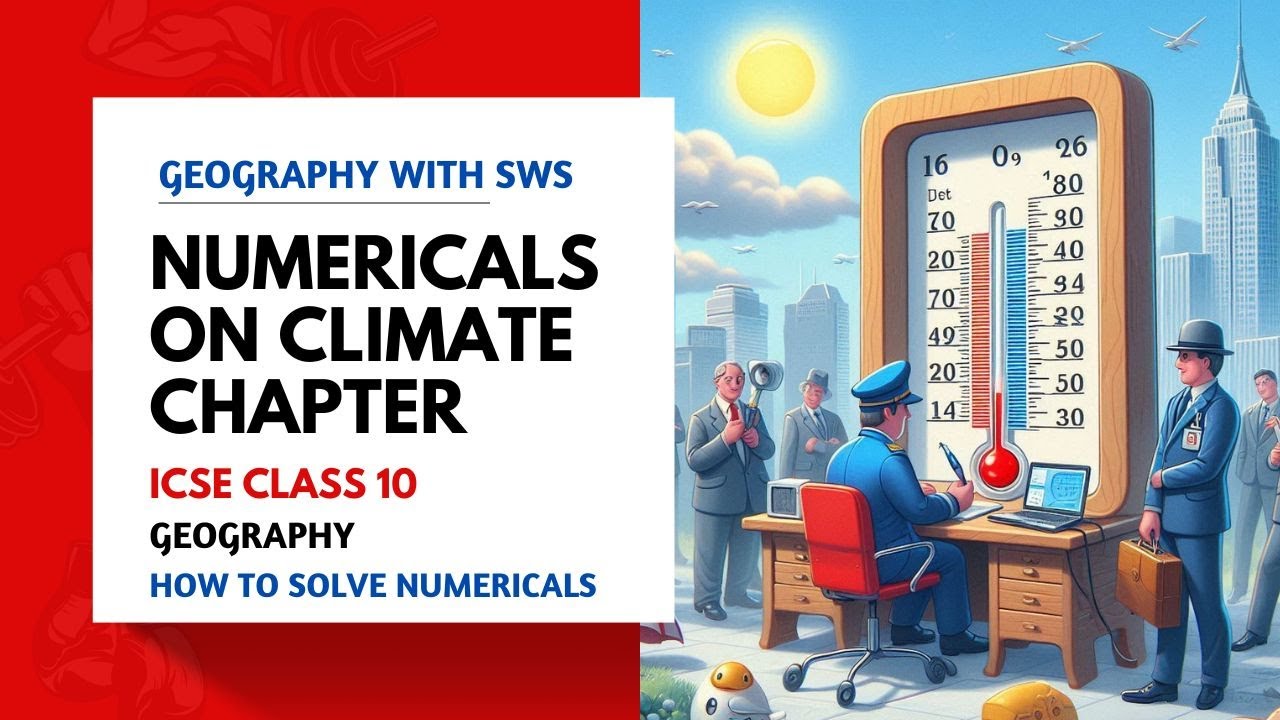 How to solve Data-based Questions in Climate chapter | ICSE Class 10 Geography | Rameshwer Sir