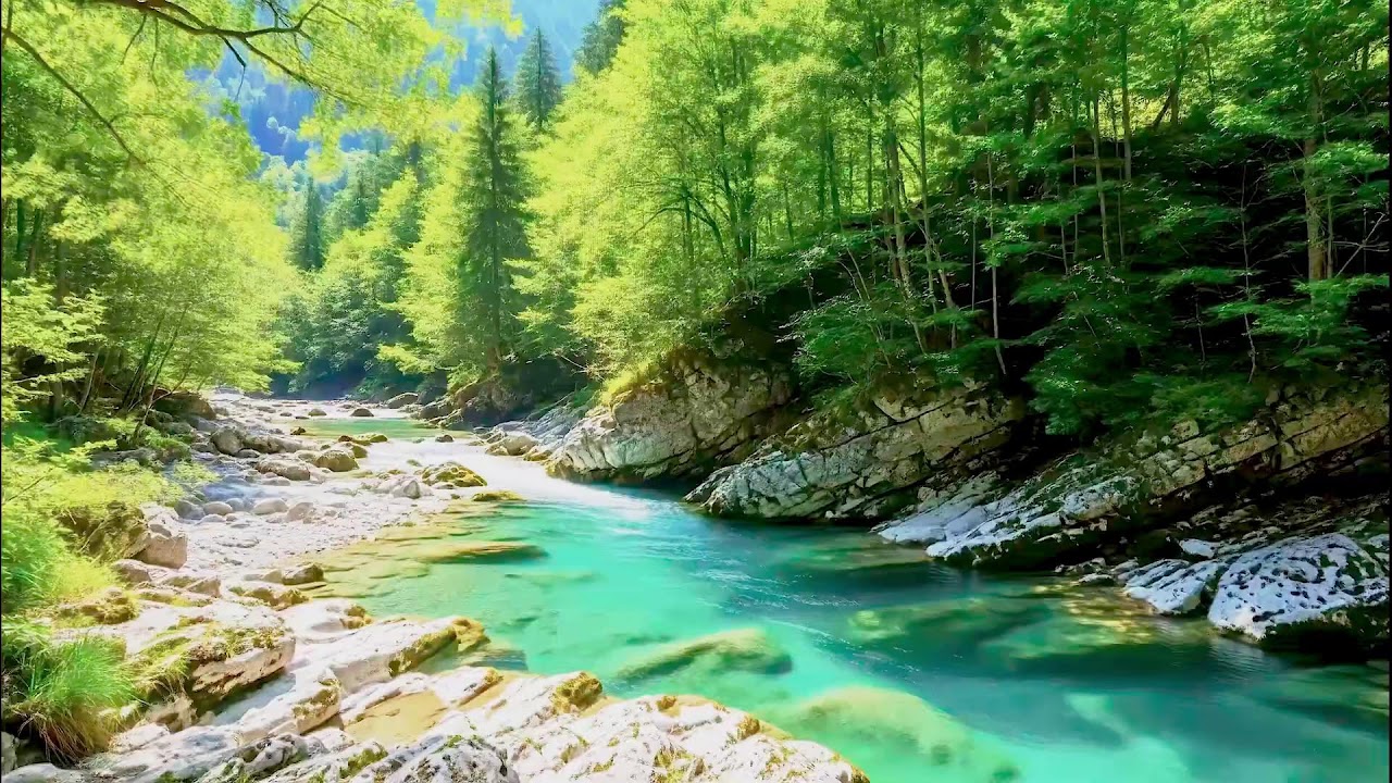 Gentle River Sound for Deep Sleep | Soothing Audio Therapy for Mental Wellness