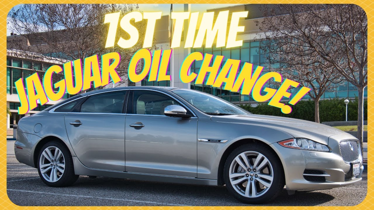 Oil Change On A Luxury Car | Jaguar Xjl Supercharger | Under $60