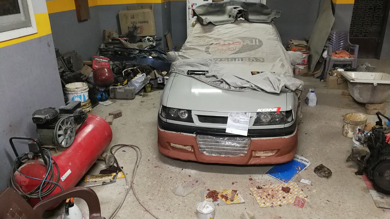 OPEL vectra A اوبل فيكترا (German Fury) DIY front bumper tuning part 2 #Eng_Ahmed_Hammad
