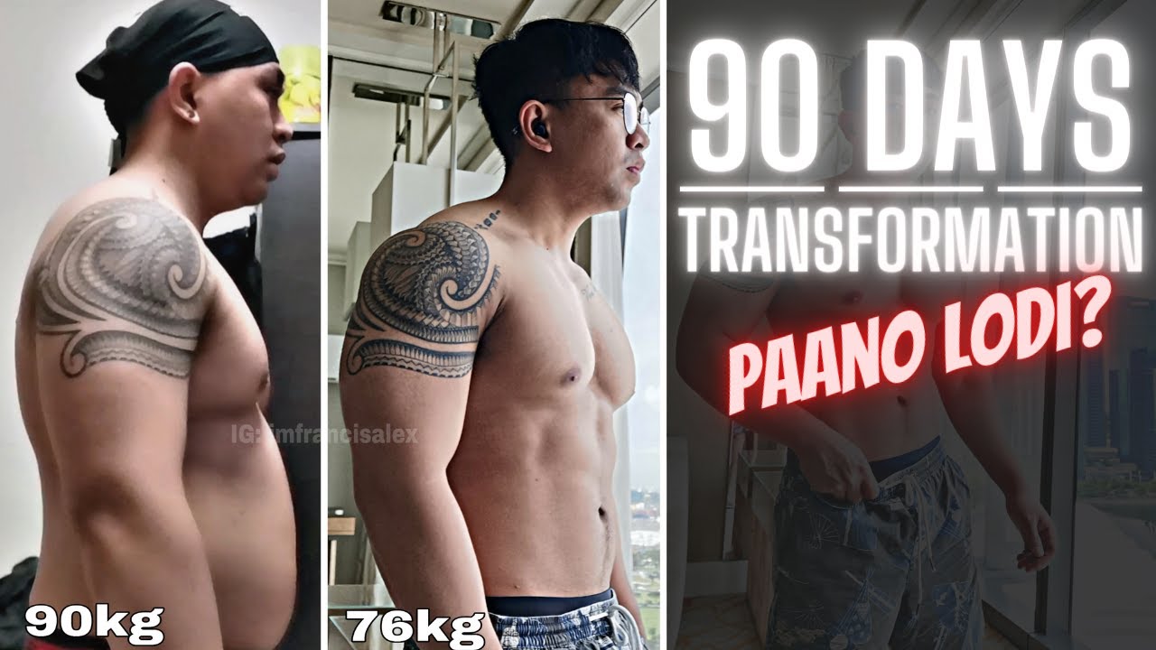 My 90 Days Transformation | Motivation | Fitness Journey | Tagalog